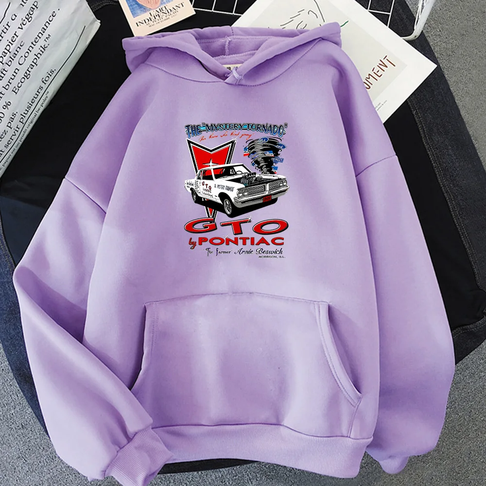 Толстовки с начальным D GTO, винтажный автомобиль, Harajuku, мужская / женская спортивная одежда, пара зимних флисовых удобных блузок, Свободный пуловер, одежда