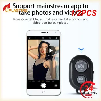 1/2 шт. Мини-камера, совместимый с Bluetooth Пульт Дистанционного управления, Кнопка Спуска Затвора для Фотосъемки, Телефон для Селфи Для Смартфонов IOS/Android