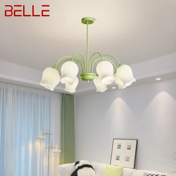 BELLE Современная люстра для освещения, Светодиодные светильники, Веревка в стиле Лофт Ретро, Креативный Подвесной светильник для дома, спальни