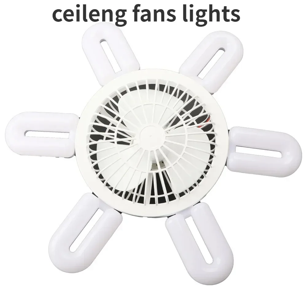 Модный дизайн Energy Fan U-Образный Складной Светодиодный Потолочный светильник E27 Led с вентилятором U-Образный вентилятор Света