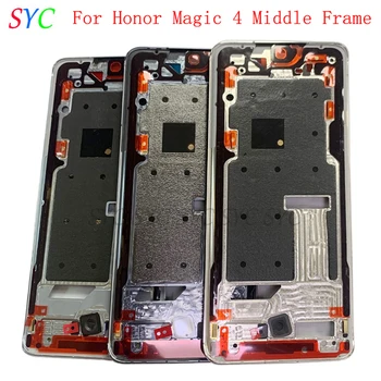 Средняя Рамка Центральная Крышка Шасси Корпус Для Телефона Huawei Honor Magic 4 Металлические Запчасти Для Ремонта ЖК-Рамки