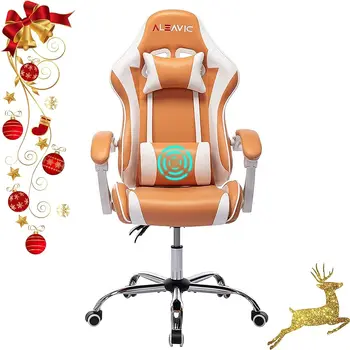 Игровое кресло, эргономичное регулируемое геймерское кресло с высокой спинкой, игровое кресло из искусственной кожи в гоночном стиле для взрослых, компьютерное игровое кресло Wi