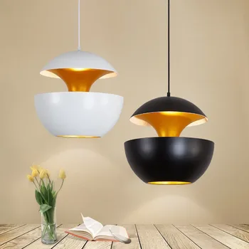 Креативное искусство в скандинавском современном минималистичном стиле, подвесная лампа Apple LED, ресторан, гостиная, спальня, украшение дома, освещение в помещении