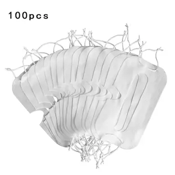 100 Штук белых нетканых материалов, подушечки для глаз, одноразовые 3D-очки, изолирующие от пота, для виртуальной реальности HTC Vive 3D
