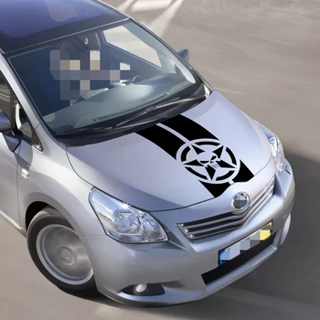 Наклейка с изображением армейской звезды в виде черепа, виниловые наклейки на капот автомобиля для Jeep Toyota Ford Volkswagen Renault Opel Nissan Peugeot Fiat