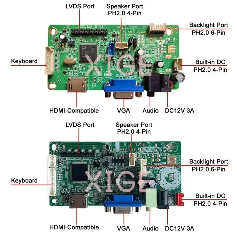 Плата контроллера драйвера матрицы Подходит для QD14TL01 QD14TL02 N141I1 N141I3 ЖК-дисплей 30-Контактный LVDS HDMI-Совместимый 1280* 800 Комплект VGA 1CCFL