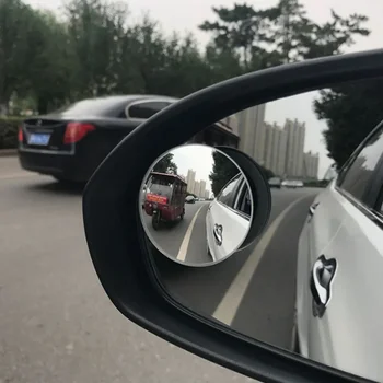 2шт Авто 360 Широкоугольное Круглое выпуклое зеркало Боковое Слепое пятно для Lada Priora Седан спорт Калина Гранта Веста Рентген XRay