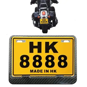 Рамка номерного знака мотоцикла в прохладной цветовой гамме Держатель номерного знака автомобиля Рамка номерного знака из алюминиевого сплава Аксессуары для мотоциклов