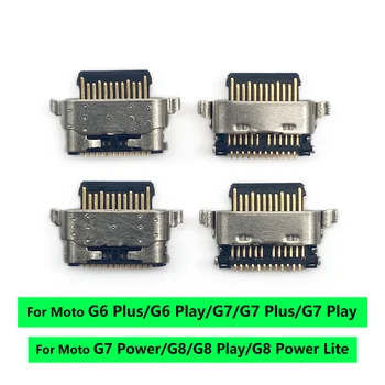10шт Разъем USB-порта G6 Play для Moto G5S G7 G8 G9 Plus USB-порт Play Power Lite atacado