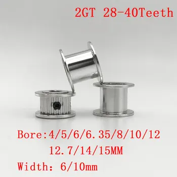 AF type2GTGT2 синхронный колесный шкив 28/30/32/36/40 отверстие зуба 4/5/6/6.35/8/10/12/15 мм ширина 6/10 мм аксессуары для 3D-принтера