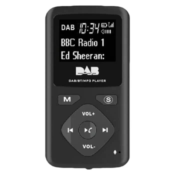 Портативное FM/DAB Цифровое Bluetooth-радио Персональное карманное FM-мини-радио высокого качества для дома