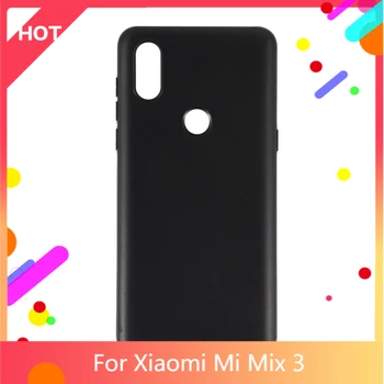 Чехол Mi Mix 3 Матовая Мягкая Силиконовая Задняя Крышка TPU Для Xiaomi Mi Mix 3 Чехол Для Телефона Тонкий противоударный