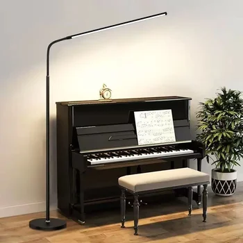 Вертикальная светодиодная напольная настольная лампа для занятий на фортепиано, гостиная, прикроватная тумбочка для спальни, чтение книг