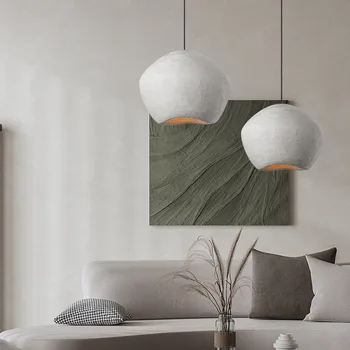 Подвесной светильник с куполом в скандинавском минимализме, светильники Ваби Саби для гостиной, спальни, ресторана, бара, домашнего декора, журнального столика