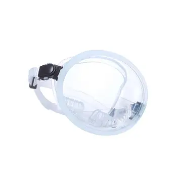Маска для подводного плавания с аквалангом для взрослых, очки для подводного плавания с защитой от запотевания, прозрачные