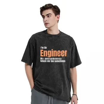Футболка Trust Me I'm An Engineer, Летняя Футболка I Am Always Right, Классические футболки Y2K, Повседневная Модная Крутая футболка Для мужчин, Топы Большого размера