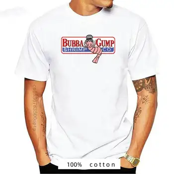 Bubba Gump Forest Shrimp Seafood Co. Футболка восьмидесятых, Мужская, женская, черная, базовая, забавный дизайн, топы, футболка