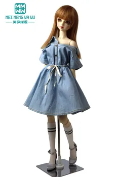 1/3 BJD SD DD 58-60 см кукольная одежда модная джинсовая юбка, платье, трапециевидная юбка без бретелек, аксессуары для кукол, подарки для девочек