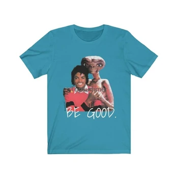 MJ & Et Be Good 80-х Майкл Джексон E.T. Мотивационная позитивная футболка с ретро-рисунком