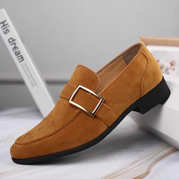 Новая брендовая мужская повседневная обувь из натуральной кожи, вечерние модельные туфли, лоферы на плоской подошве, мужская свадебная дизайнерская обувь высокого качества