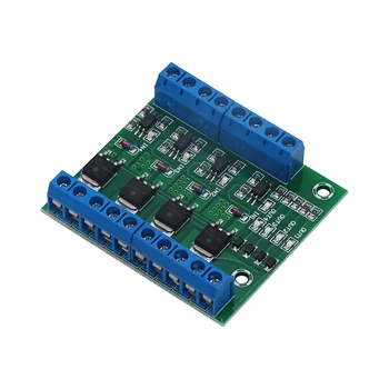 MOS FET 4-Канальный Импульсный Триггерный Переключатель Плата Контроллера PWM Оптрона Плата Драйвера Оптоизолятора для Двигателя Светодиодная Лампа