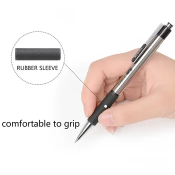 Канцелярские принадлежности M & G Высококачественная Цельнометаллическая Гелевая ручка 0,5 мм для подписи Подарочная коробка Гелевая ручка Черная GP0170