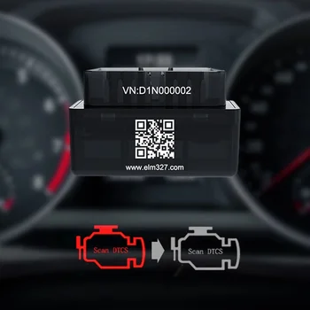 V01H4 Car Auto Reader ELM327 V1.5 OBD2 Bluetooth 4.0 Сканер OBDII Автомобильный Диагностический Сканирующий Инструмент для IOS Android Windows