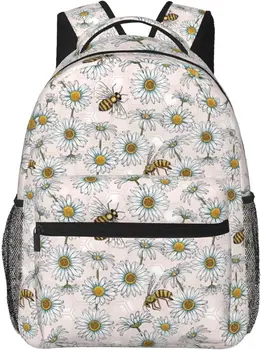 Рюкзак Honey Bee, милые сумки для книг, сумка для ноутбука, сумки через плечо, походный рюкзак для кемпинга для мужчин и женщин