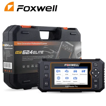 Foxwell NT624 Elite OBD2 Сканер Автомобильные Диагностические Инструменты Вся Система Считывания кода OBD 2 ABS TPMS EPB 8 Сброс OBD 2 Инструмент Автоматического Сканирования