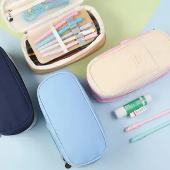Сумка для ручек, износостойкая сумка для канцелярских принадлежностей, легкий и прочный чехол для хранения карандашей, контейнер для хранения ручек