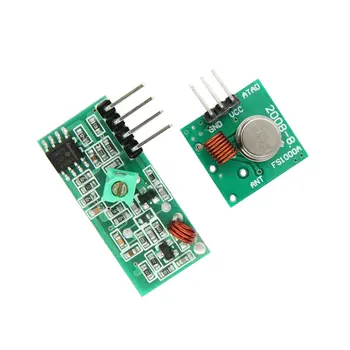 433 МГц RF Беспроводной Модуль Передатчика и комплект Приемника 5 В постоянного тока 433 МГЦ/315 МГц Беспроводной Для Arduino Raspberry Pi/ARM/MCU WL Diy Kit
