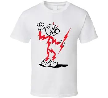 Белая футболка-талисман Reddy Kilowat Energy с длинными рукавами