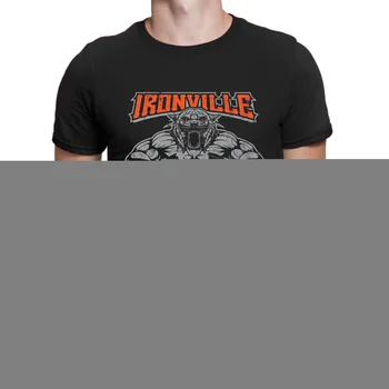 Удивительные футболки Мужская футболка Повседневная Негабаритная Ironville Gym Tiger Crossfit Essential Футболка Мужские футболки Графическая Уличная Одежда S-3XL