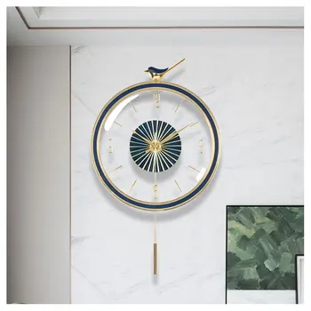Роскошные бесшумные настенные часы в Скандинавском стиле, домашний декор для гостиной, Модные креативные часы, Простая индивидуальность, Современный дизайн, настенные часы