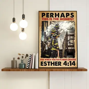 пожарный, может быть, это тот момент, когда вы сделали плакат для пожарного, подарок для пожарного