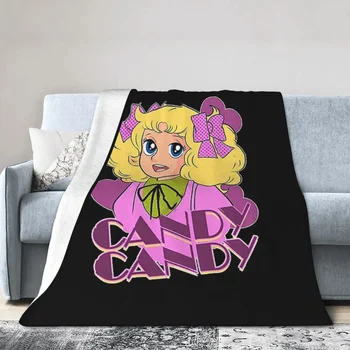 Одеяло Candy Candy 23 Мягкое Теплое Фланелевое Плюшевое Одеяло для кровати, Гостиной, Пикника, путешествия, домашнего Дивана