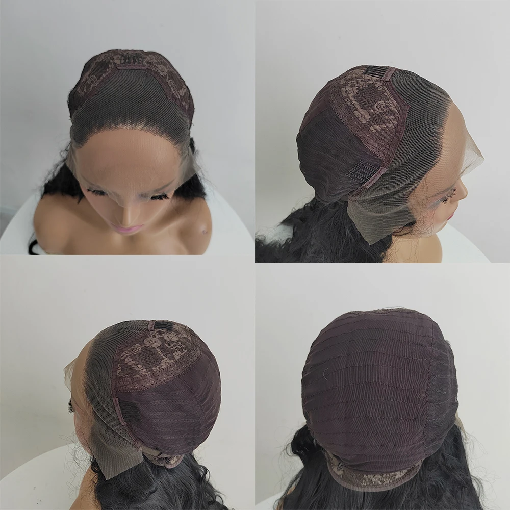 Желто-зеленый Свободный Волнистый Бесклеевой синтетический парик на шнурке спереди для чернокожих женщин, косплей из высокотемпературных волокон, линия роста волос