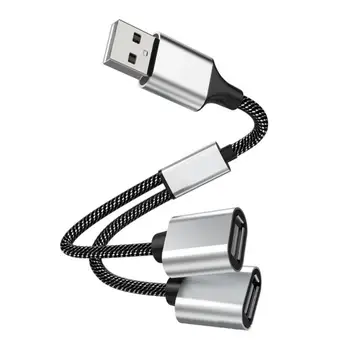 Разъем для внешней звуковой карты 3,5 мм, USB-аудиоадаптер, наушники, микрофон, звуковой адаптер для компьютера Macbook, ноутбука PC PS5