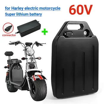 Литиевая батарея электромобиля ForHarley Водонепроницаемая батарея 18650 60V40Ah для двухколесного складного электрического скутера Citycoco