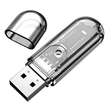 Адаптер USB Aux Портативный аудиоадаптер-ресивер USB 5.3 Многофункциональный Адаптер для стабильного приема музыки в автомобиле Высокая скорость