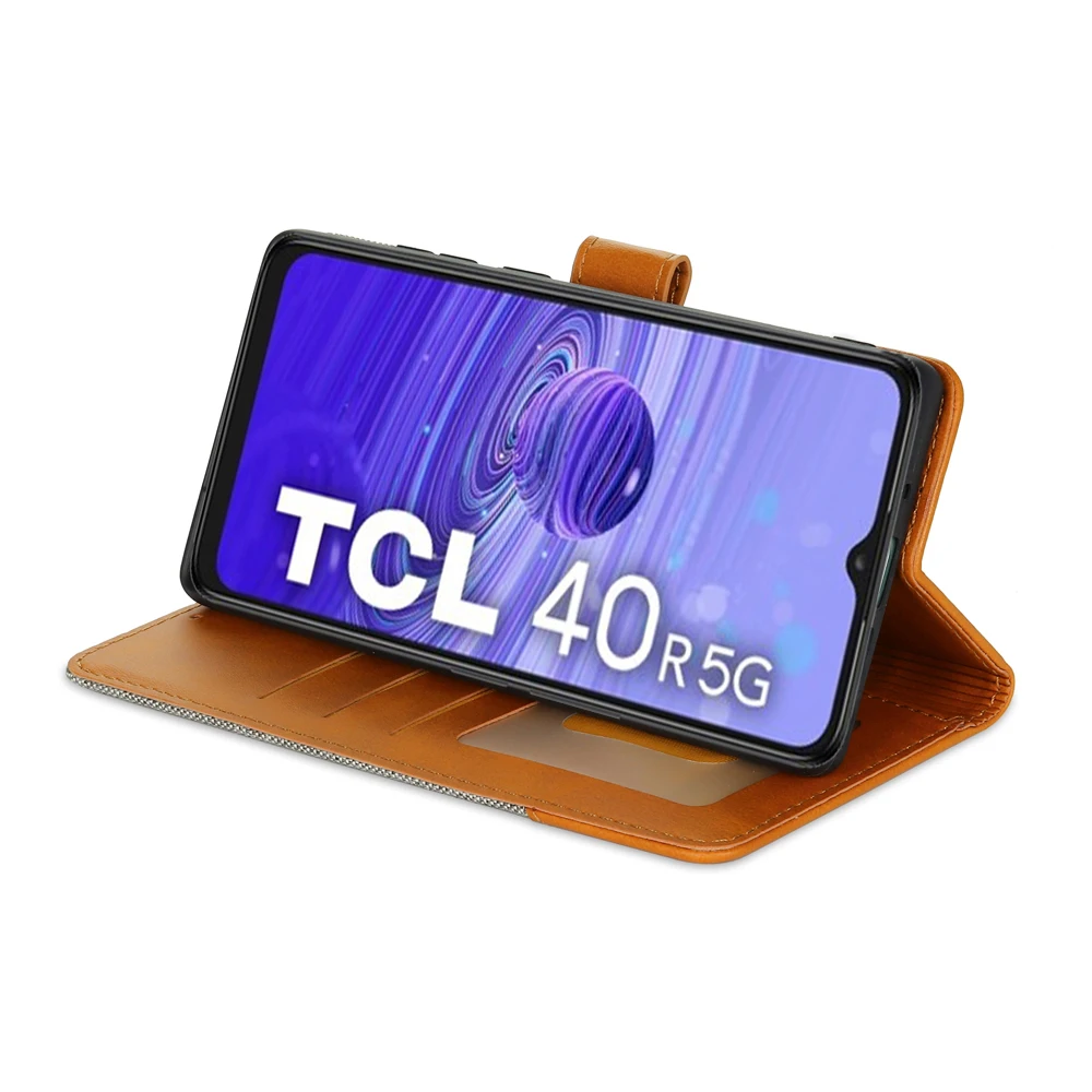 чехол на TCL 40R 40 R 5G T771A Чехол-бумажник Из Искусственной Кожи С Откидной Крышкой Для Телефона Capinha De Celular Sharp Aquos V6 5G 6.6 