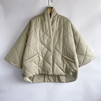 Женское свободное пальто из 100% хлопка Totem * с воротником-стойкой
